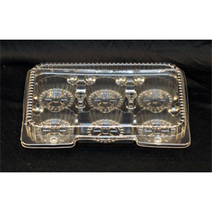 6 LARGE TART SINGLE TRAY